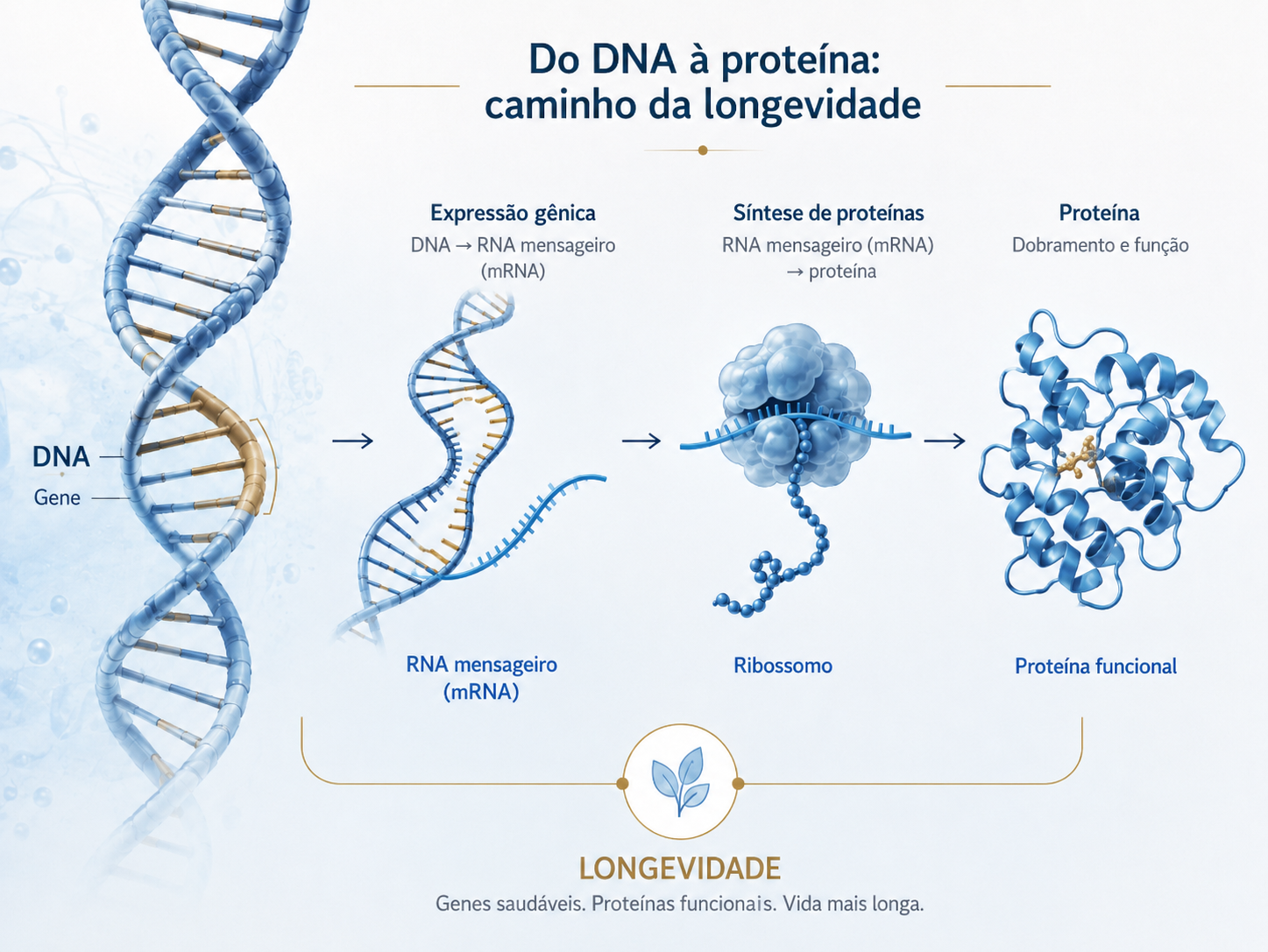 do DNA à proteína